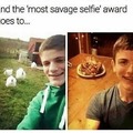Most Savage selfie