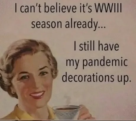 I invite you to my first World war - meme