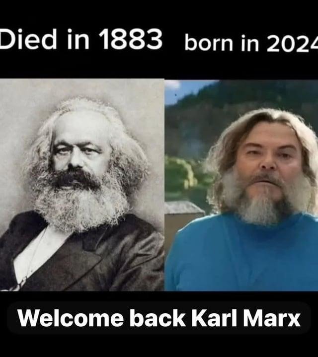 Karl Marx reborn in 2024. The prophecy fulfilled - meme