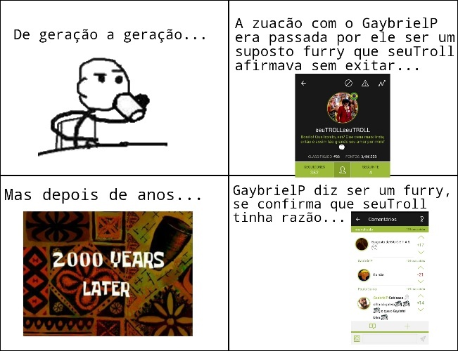 Era verdade - meme