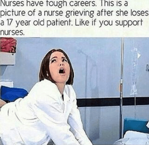 Like for nurses. - meme