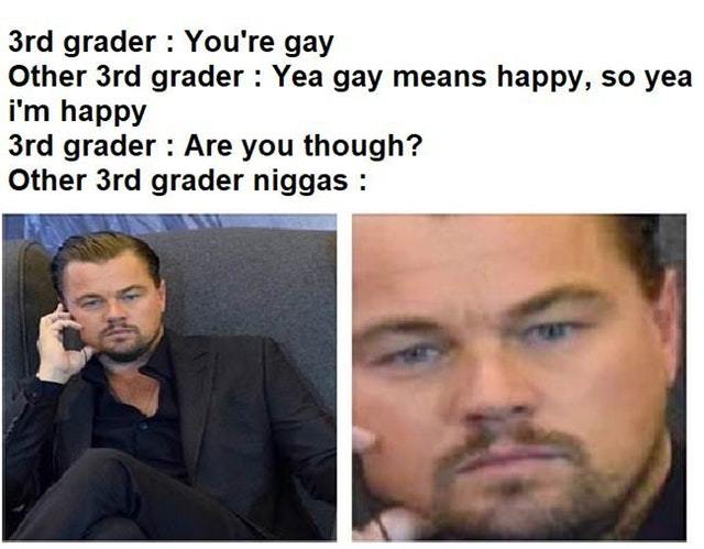 Gay means happy - meme