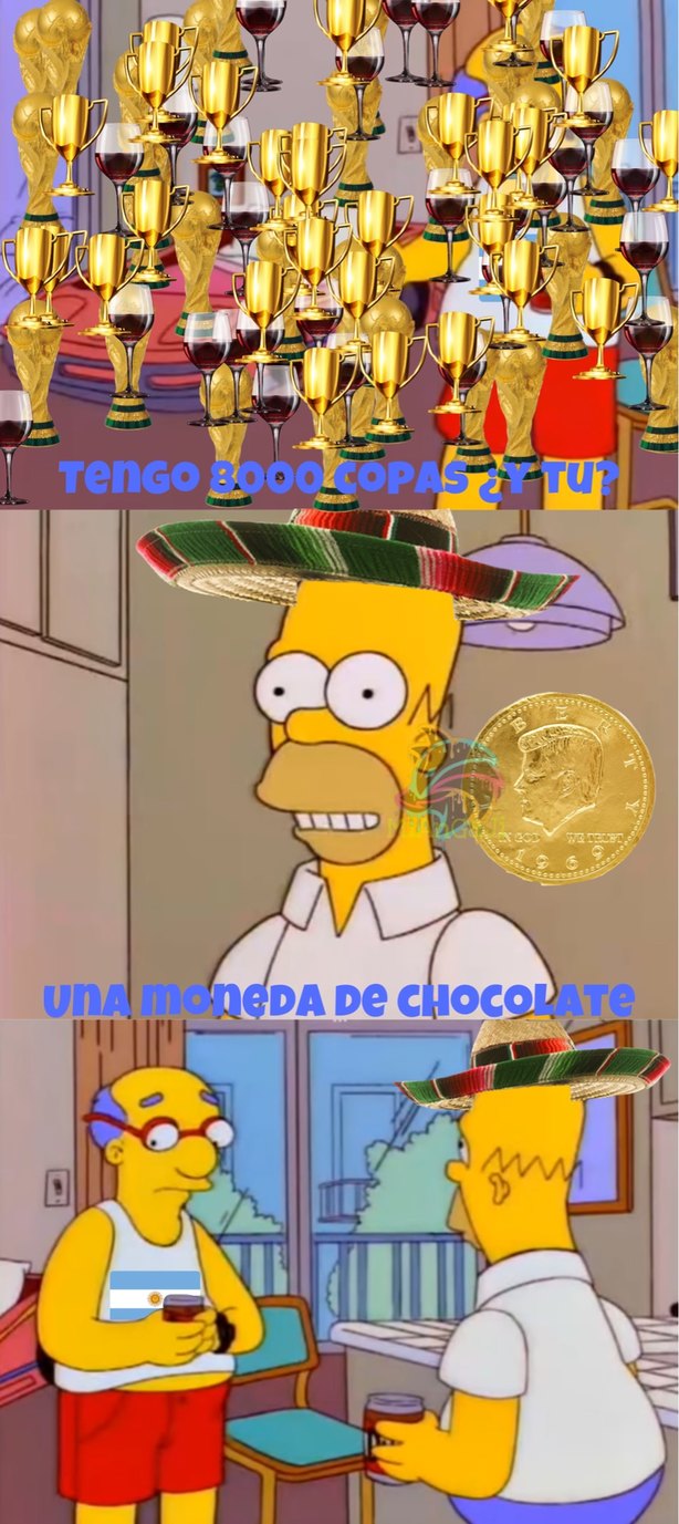 Nadie puede contra la moneda de chocolate - meme