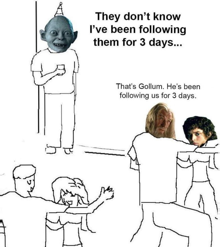 gollum - meme