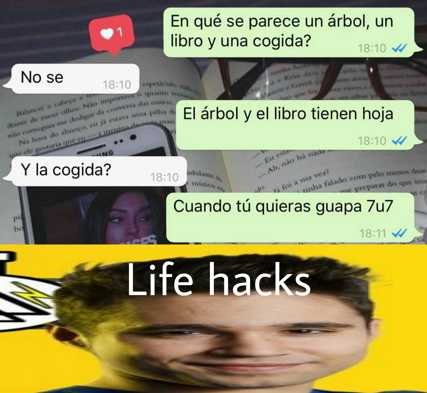 Life hax - meme