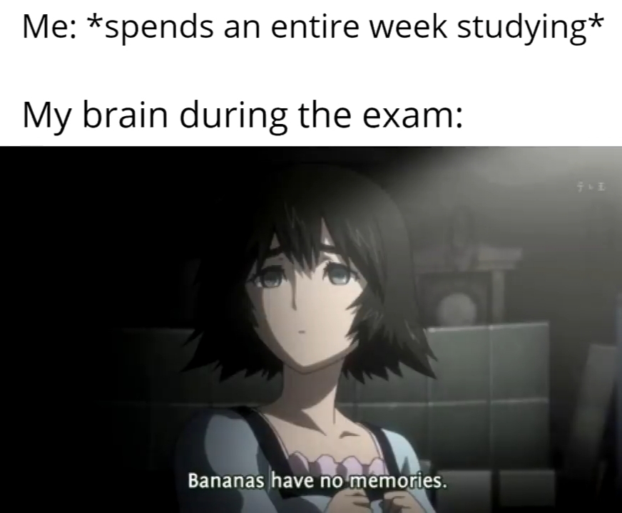 Ha u got a banana for brain hahaha - meme