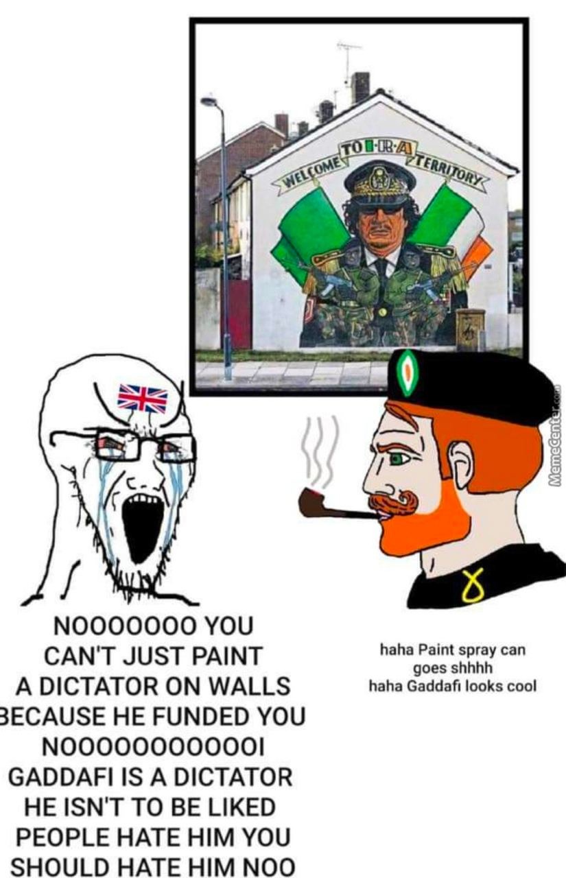 IRA goes boom - meme