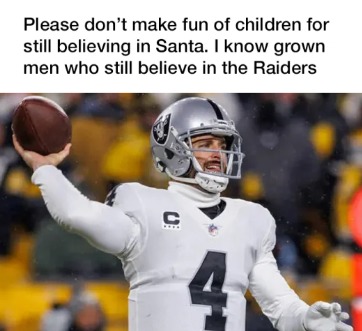 Raiders suck - meme