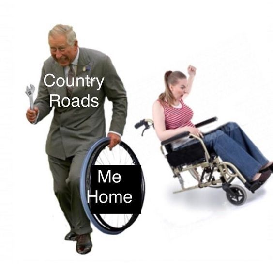 country roads take me home - meme