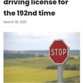 Polish man fails 192nd exam to get a driving license