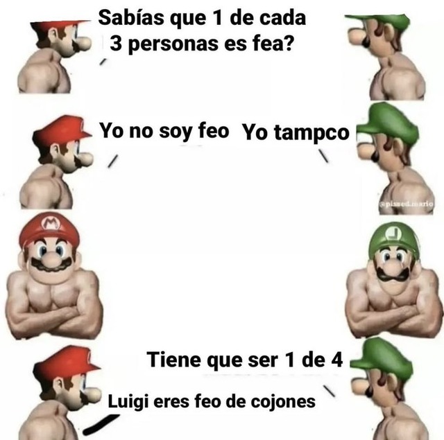 Luigi es feo - meme