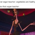 That vegan teacher