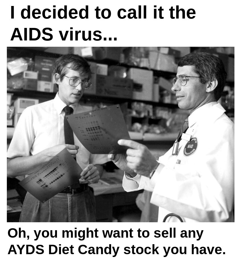 WHEN AIDS WAS DISCOVERED - meme
