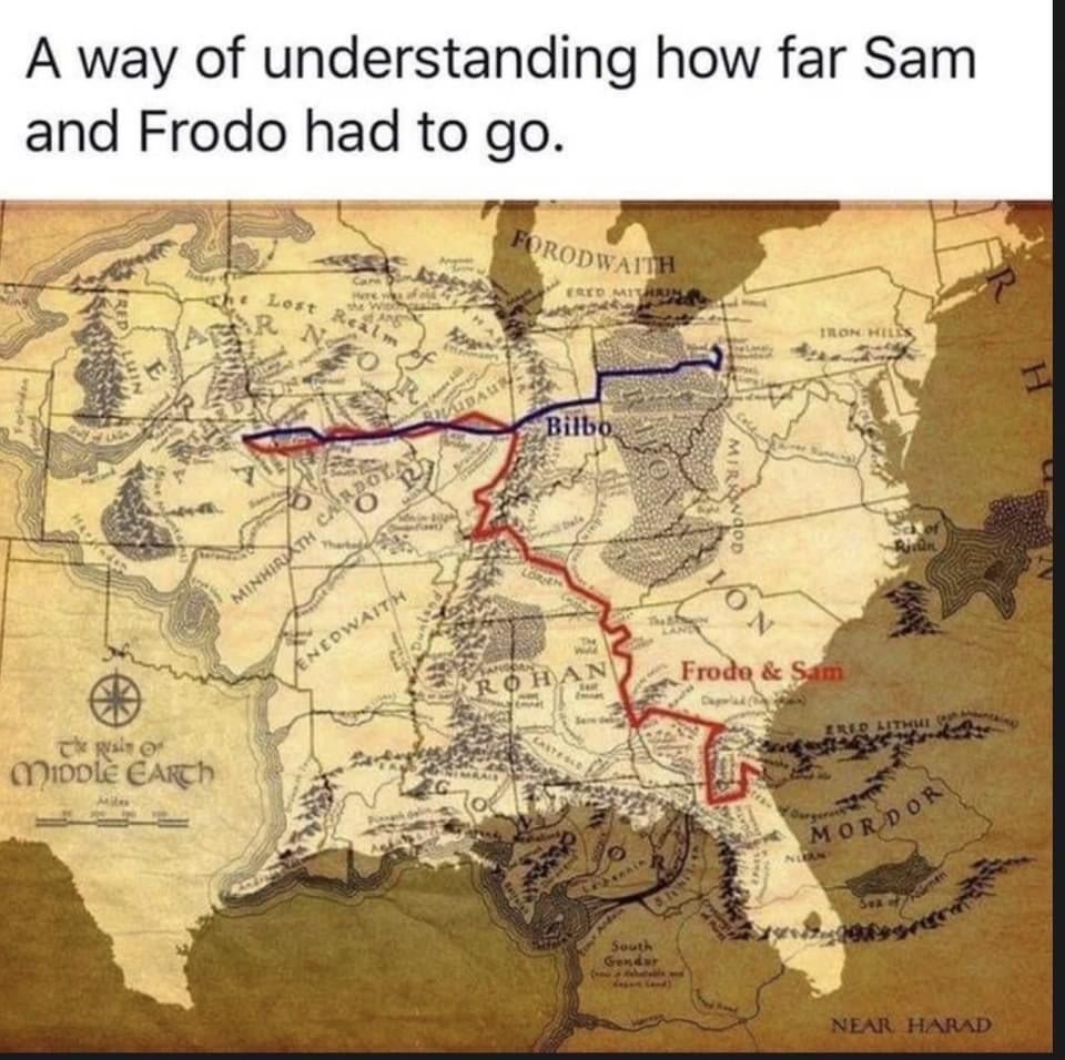 They had a long road to go - meme