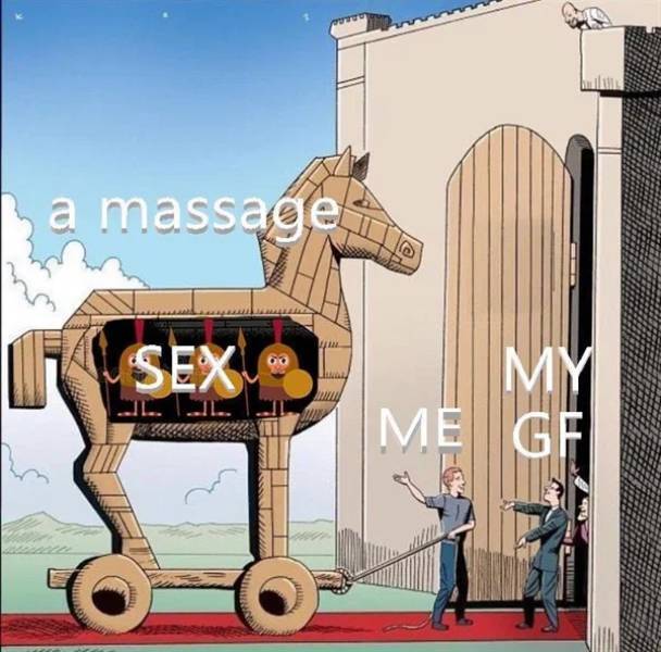 Insert massage - meme