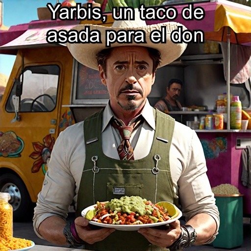 Iron man taquero - meme