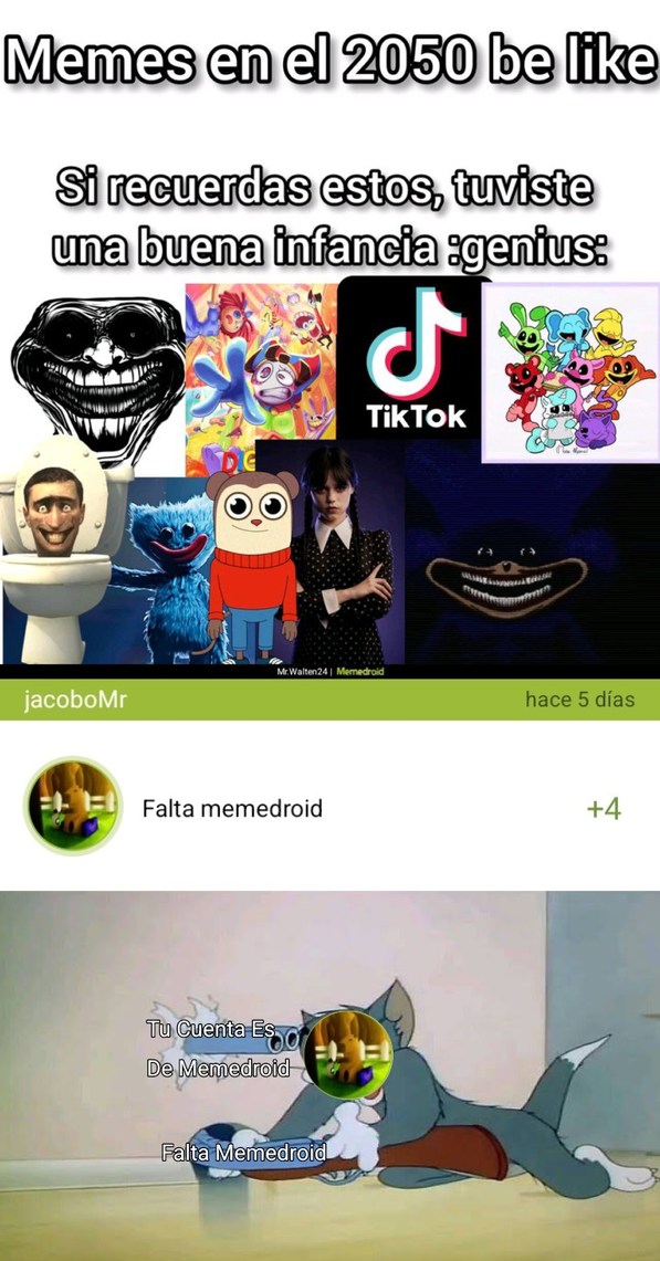 Falta Memedroid = Tu Cuenta Es De Memedroid