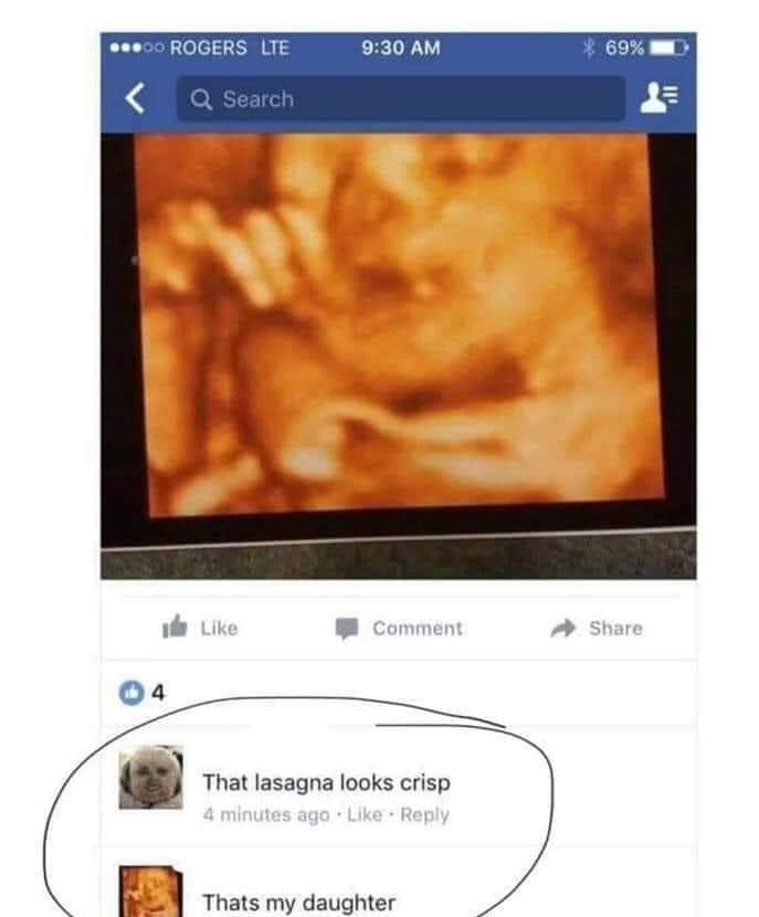 Lasagne baby - meme