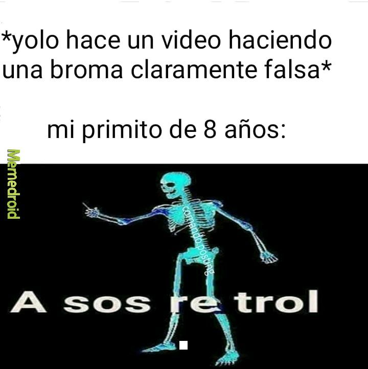 A sos re troll - meme