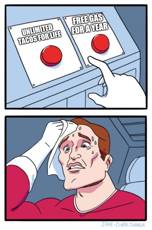 WHICH ONE!!! WHICH ONE!!! WHICH ONE!!! - meme