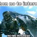 No me interesa