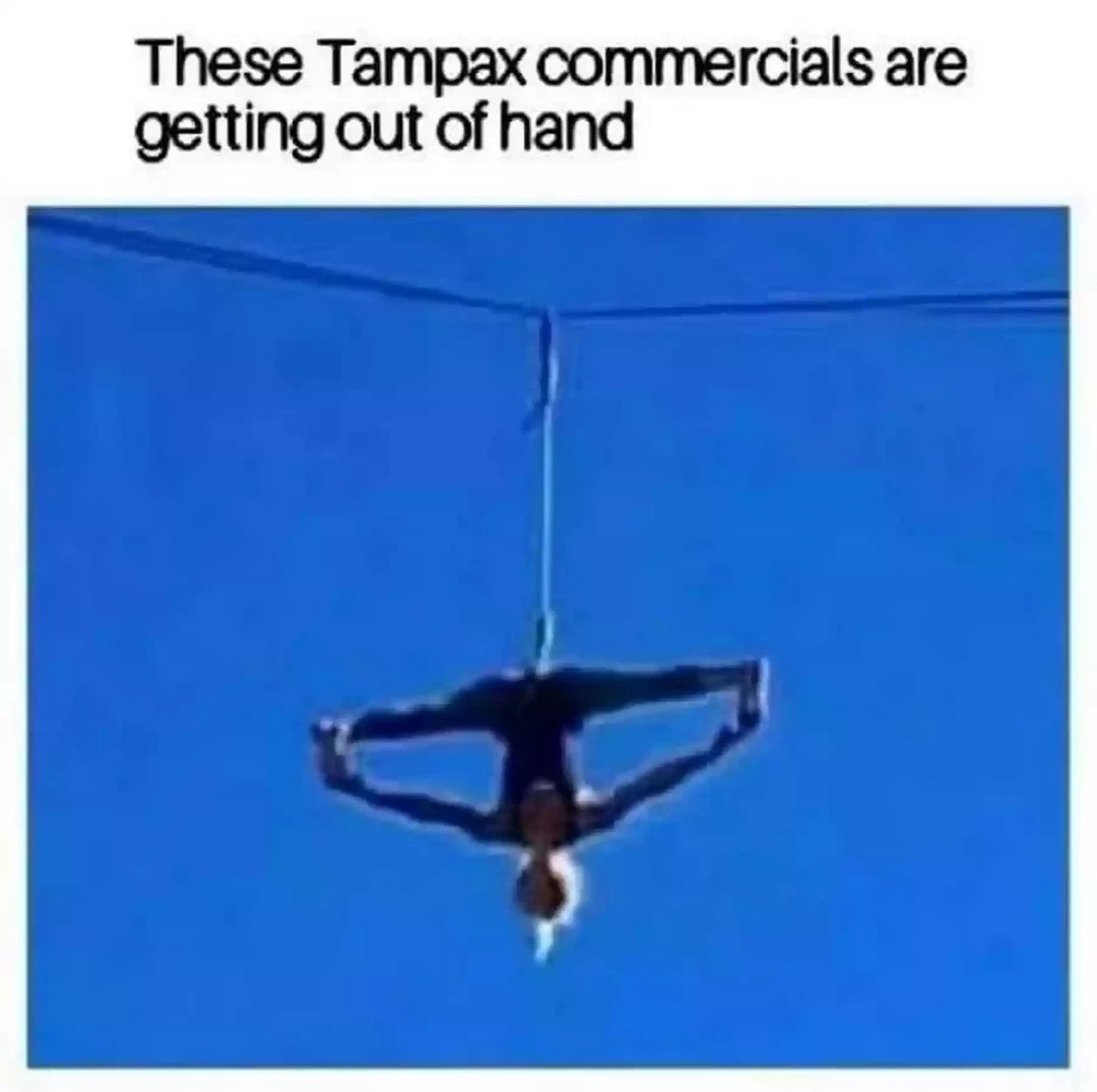 Tampax commercials - meme