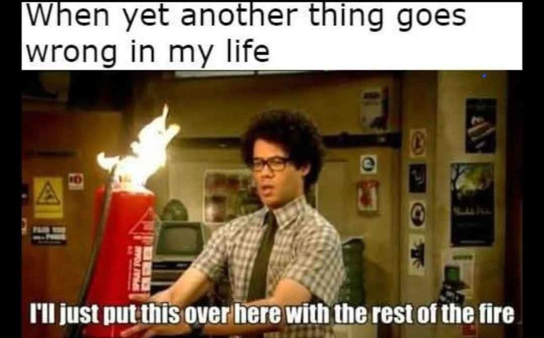 Trying to stay positive - meme