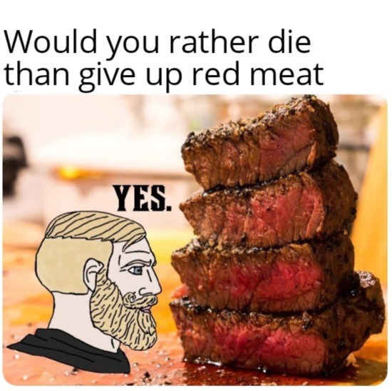 Red meat - meme