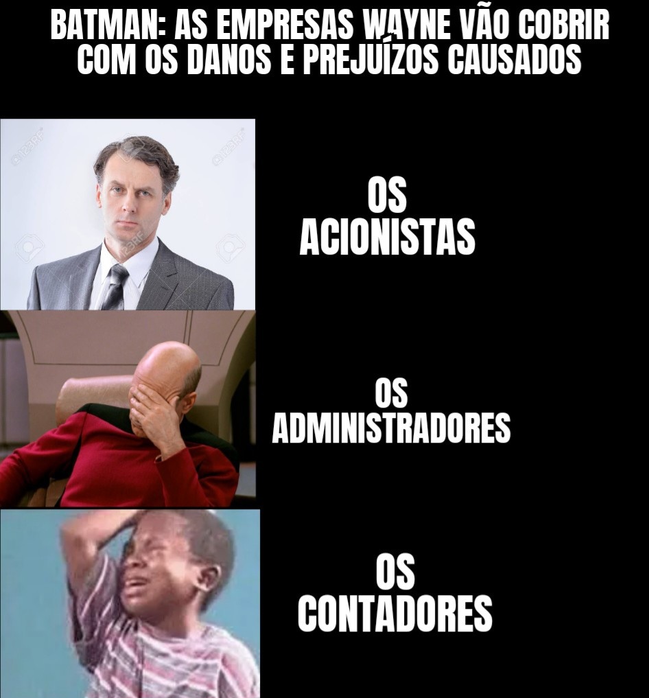 O outro lado que ninguém vê - meme