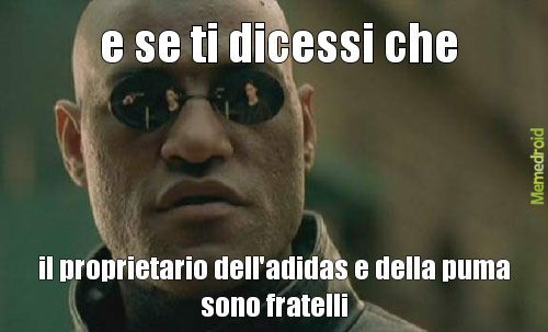 l'Italia veste puma - meme