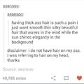 ass hair