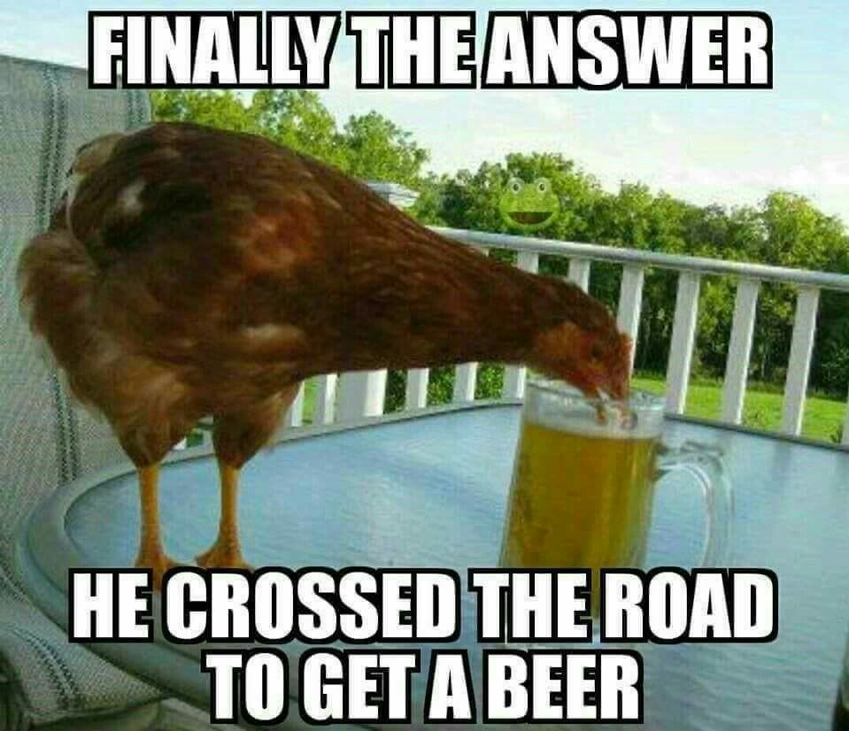 why does the chicken cross the road - meme