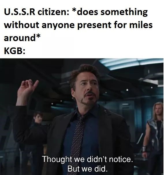 KGB knows you better than Santa - meme