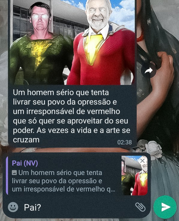 Alguém me ajuda, meu pai assistiu ei nerd - meme