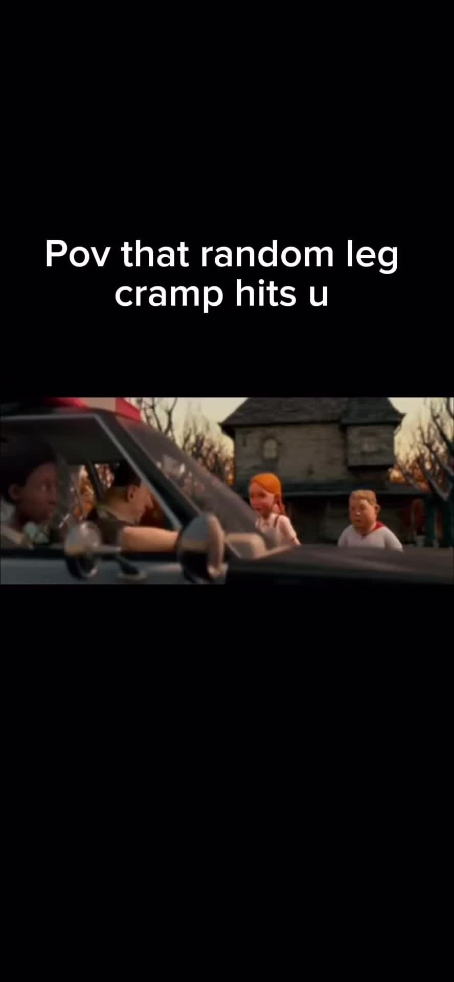 Leg Cramp - meme