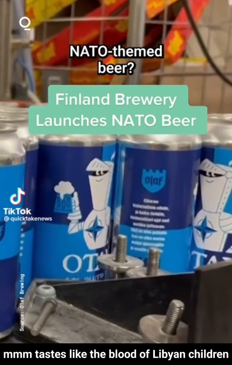 NATO beer - meme
