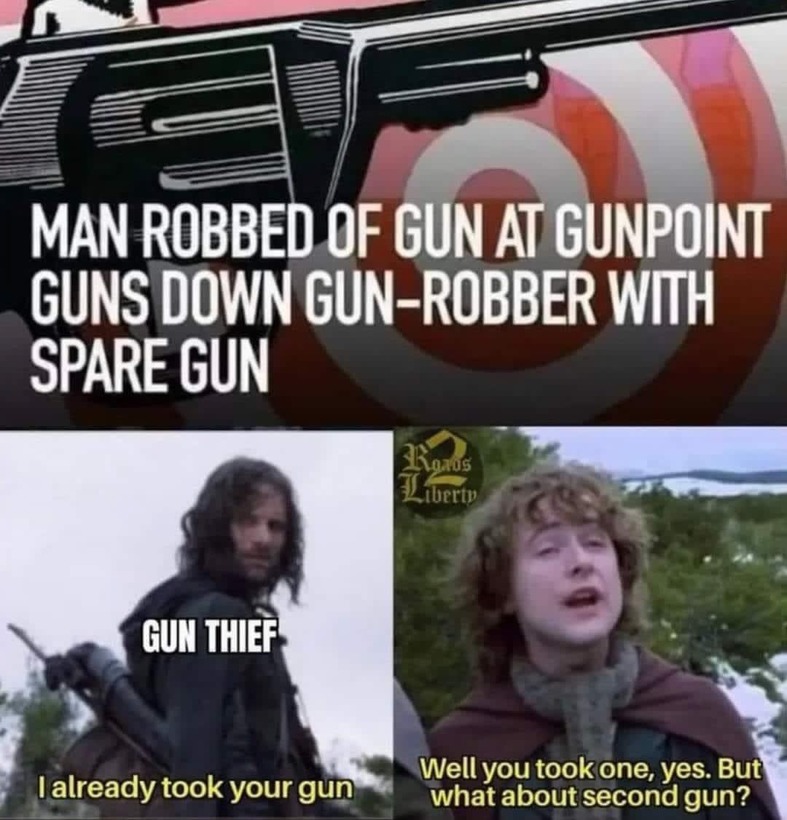 Second gun - meme