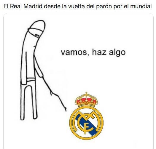 El Real Madrid después del mundial - meme