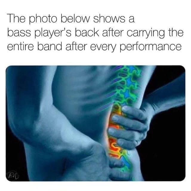All bass players know this feeling - meme
