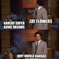 Zay Flowers tauting meme