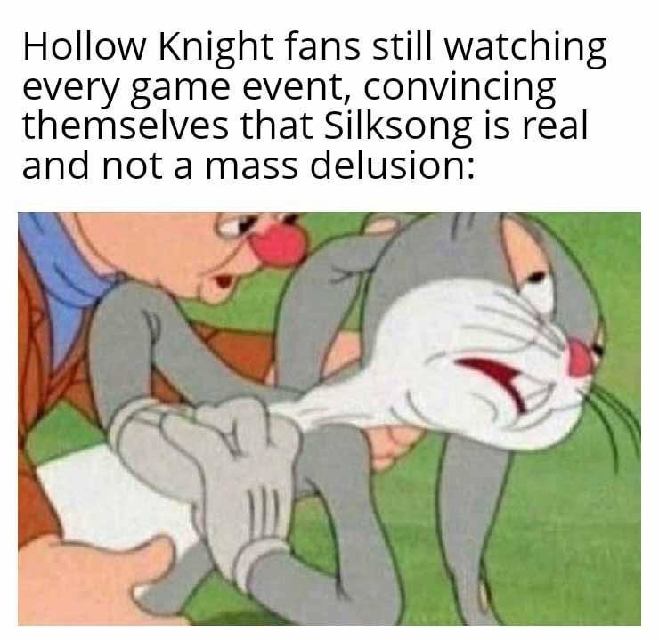 Silksong fans still waiting like it’s Half-Life 3 - meme