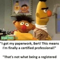 Ernie is a certified professional
