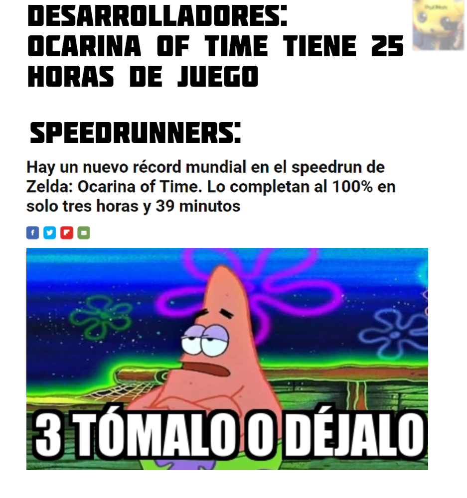 Speedrun - meme