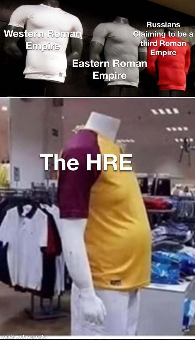 The HRE sucks, just like the US - meme