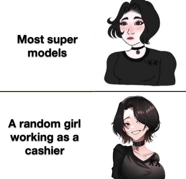 I love that cashier - meme