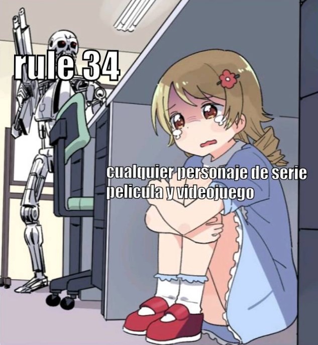 La rule 34 cada vez está mas fuerte - meme