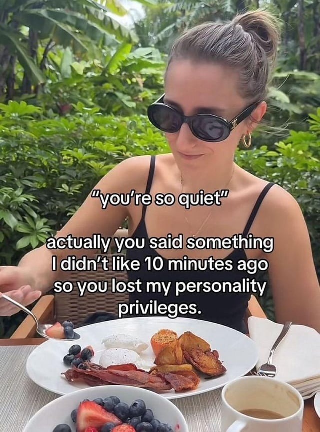 you said something 10 mins ago and now i’m mute - meme