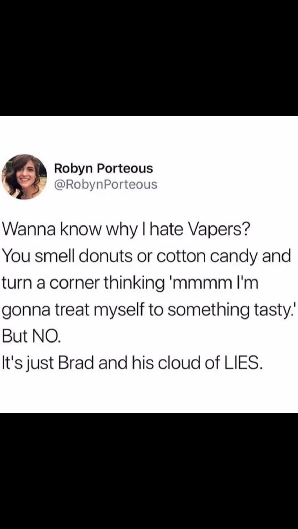 Damn you Brad and your cloud of lies - meme