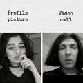 Profile pic vs video call