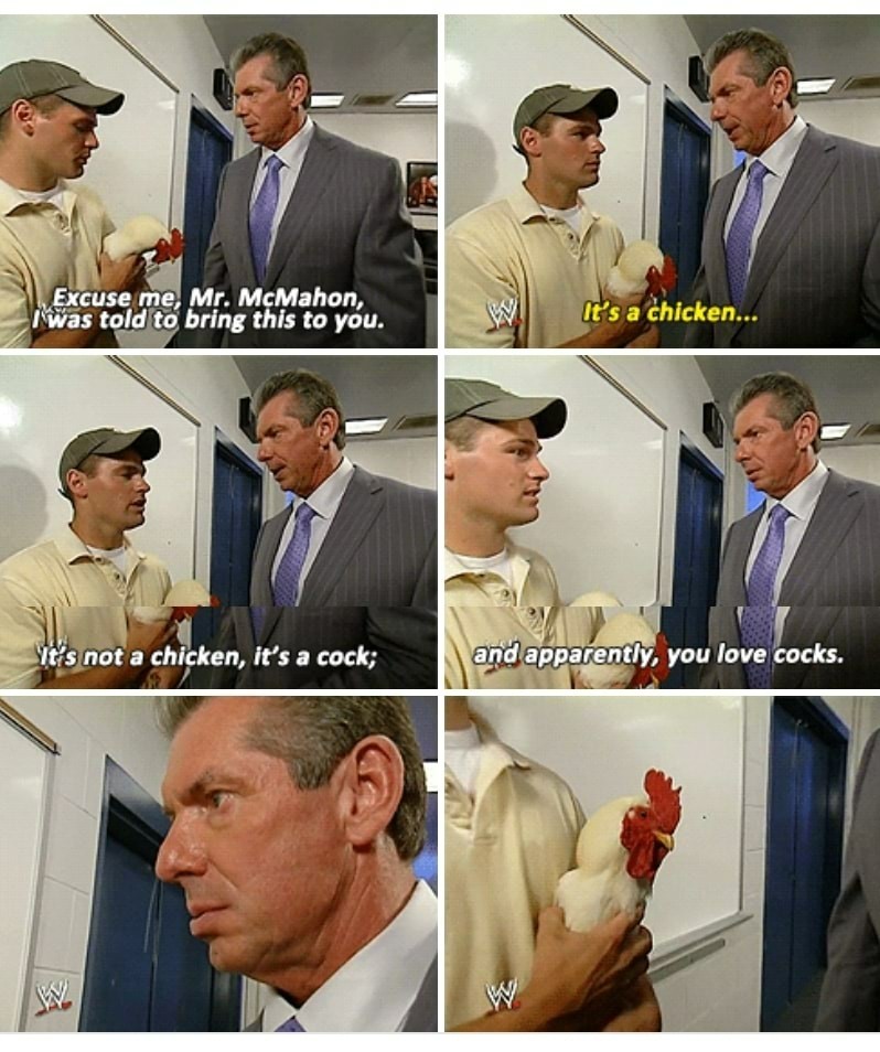 I miss DX messing with Vince - meme
